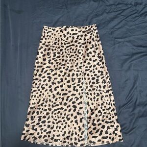 Princess Polly Animal Print A-Line Skirt
